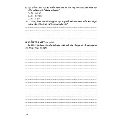 Sách - Bộ Đề Kiểm Tra Môn Tiếng Việt Lớp 4 - Tập 1 - Dùng Kèm SGK Kết Nối Tri Thức Với Cuộc Sống - Hồng Ân