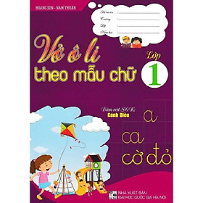 Sách - Vở Ô Li Theo Mẫu Chữ Lớp 1 - Bám Sát SGK Cánh Diều - Hồng Ân