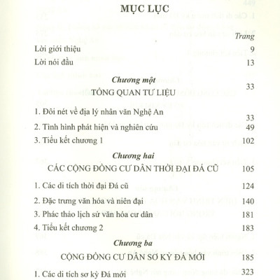 Khảo Cổ Học Tiền Sử Nghệ An 