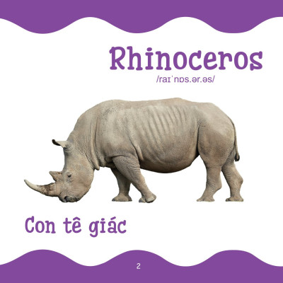 Cùng Con Trưởng Thành - Từ Điển Bằng Hình Cho Trẻ Mầm Non - Động Vật Hoang Dã _DTI