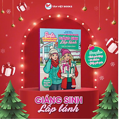 Giáng sinh lấp lánh - Sách dán hình - Tô màu Babie