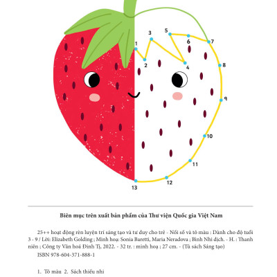 25++ Hoạt Động Rèn Luyện Trí Sáng Tạo Và Tư Duy Cho Trẻ - Nối Số Và Tô Màu