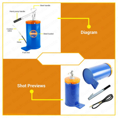 DỤNG CỤ BƠM MỠ BÒ BẰNG TAY 16KG WHY1A16 WADFOW - HÀNG CHÍNH HÃNG