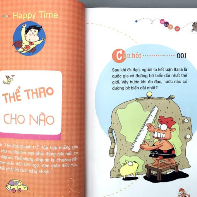 Sách Thiếu Nhi- Hỏi đáp nhanh trí - Thể thao cho não (Tái Bản 2023)- 2HBooks