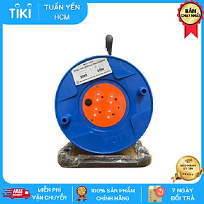 Ổ cắm kéo dài quay tay kiểu RULO TO LIOA QT30-2-15A 30m x 2 15A