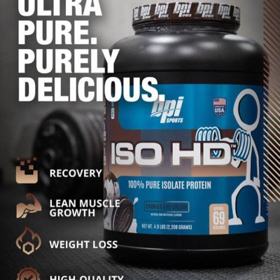 Sữa tăng cơ BPI Sports Iso HD 100% Pure Isolate Protein 2.2kg