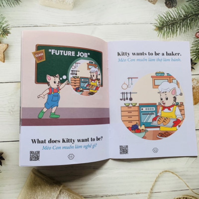 Bộ 6 Cuốn Bé Học Tiếng Anh - Đố Vui Đoán Giỏi: Why, Who, When, How, Where, What