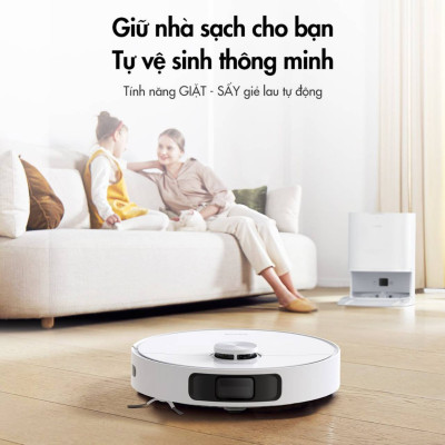 Robot Hút Bụi Lau Nhà Dreame L10 Prime Giặt Giẻ Tự Động 4000 Pa - Hàng Chính Hãng