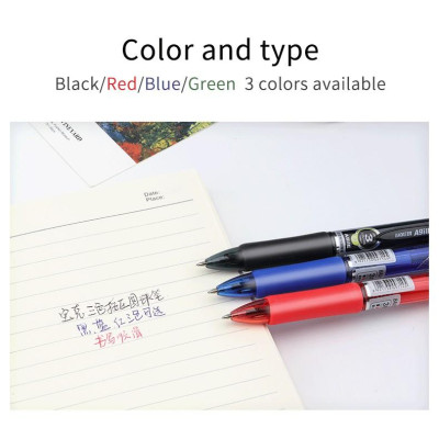 Hộp 12 Cây Bút Bi 3 ngòi 3 màu 0.7mm BAOKE/B52