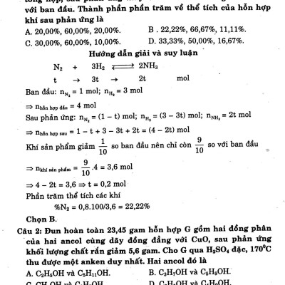 Suy Luận Và Pp Giải Nhanh Đề Thi Trắc Nghiệm Hóa Học 12