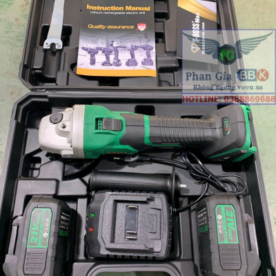Máy Mài Pin cao cấp TBOSS 21V Không Chổi Than Siêu Khoẻ 