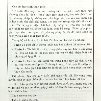 Giúp Học Giỏi Đại Số 8
