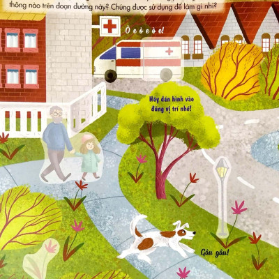 Sách Bóc Dán Thông Minh Luyện Tay Thật Khéo, Luyện Mắt Thật Tinh - Phương Tiện Giao Thông