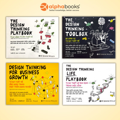 Bộ Sách: Tư Duy Thiết Kế Ứng Dụng Trong Phát Triển Doanh Nghiệp + Tư Duy Thiết Kế Ứng Dụng Trong Cuộc Sống + Thực Hành Tư Duy Thiết Kế + Bộ Công Cụ Tư Duy Thiết Kế