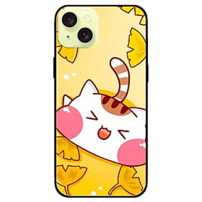 Ốp lưng dành cho Iphone 15 - Iphone 15 Plus - Iphone 15 Pro - Iphone 15 Pro Max - Mèo May Mắn 3 - Hàng Chính Hãng