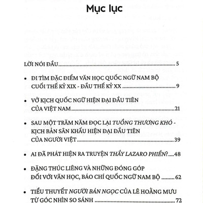 Sách - Góp Lời Cho Văn Chương Phương Nam