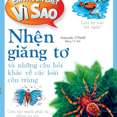  Em muốn biết vì sao (Bộ mới) - nhện giăng tơ và những câu hỏi khác về các loài côn trùng