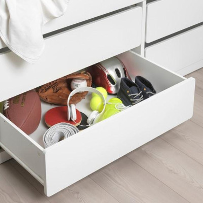 SLAKT, Giường đơn 4 hộc tủ kéo, 206 x 35cm, thiết kế Bắc Âu thời thượng, sản xuất bởi Scandi Home