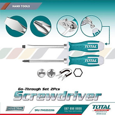 BỘ 2 TUA VÍT ĐÓNG XUYÊN TOTAL THGSS2206 - HÀNG CHÍNH HÃNG