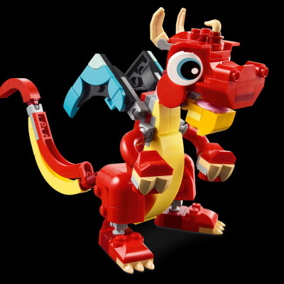 Đồ Chơi Lắp Ráp Rồng Đỏ May Mắn 3 In 1 - Red Dragon - Lego Creator 31145 (149 Mảnh Ghép)