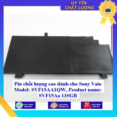 Pin dùng cho Laptop Sony Vaio Model: SVF15AA1QW  SVF15Aa 13SGB - Hàng Nhập Khẩu New Seal