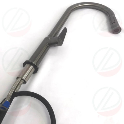 Vòi Bếp Vòi Rửa Bát Nước Lạnh Inox Phủ Nano KAZTA KZ-RCL02NR - Kiểu vòi dây rút thông minh 2 chế độ, thân vòi xoay 360