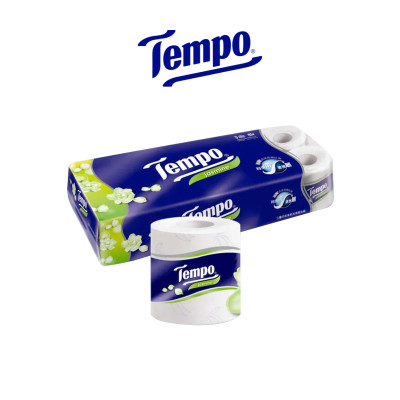 Lốc 10 Cuộn Giấy Vệ Sinh Tempo - Hoa Lài