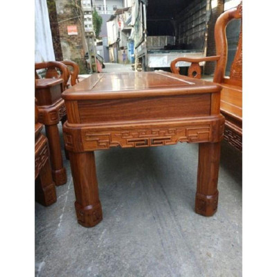 Bộ Bàn Ghế Giả Cổ Minh Quốc Triện gỗ hương vân đồ gỗ BÌNH LONG
