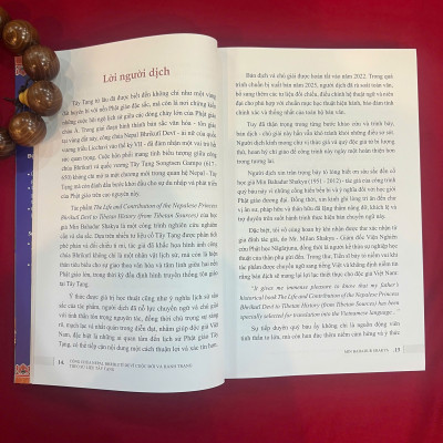 Sách - Công Chúa Nepal Bhrikutidevi - Cuộc đời và hành trạng theo sử liệu Tây Tạng - Vĩnh Nghiêm Books