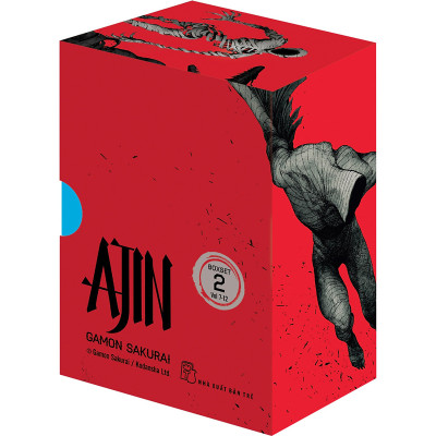Ajin - Boxset Số 2 (Tập 7 - 12) - Tặng Kèm Sổ Tay Xương Rồng