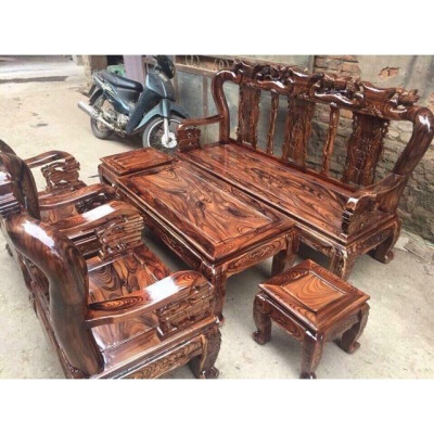 Bàn Ghế Minh Quốc Đào gỗ Tràm