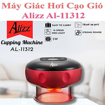 Máy Giác Hơi Cạo Gió Alizz Al-11312 Với 6 Cấp Độ Điều Chỉnh Có Màn Hình Lcd