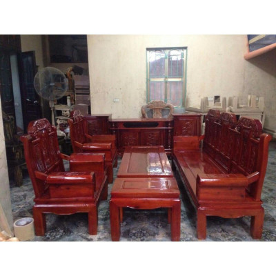 Bộ bàn ghế như ý hộp voi bộ 2m2 và 2m4 gỗ tràm