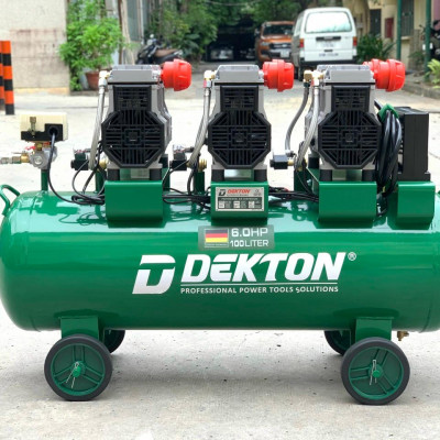 MÁY NÉN KHÍ KHÔNG DẦU 4500W 100L DEKTON DK59-100 - HÀNG CHÍNH HÃNG