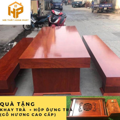 Bộ bàn ghế hộp kiểu K3 gỗ xoan đào