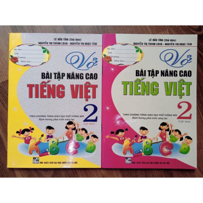 Sách - Vở bài tập nâng cao Tiếng Việt 2 Tập 2 - Định hướng phát triển năng lực