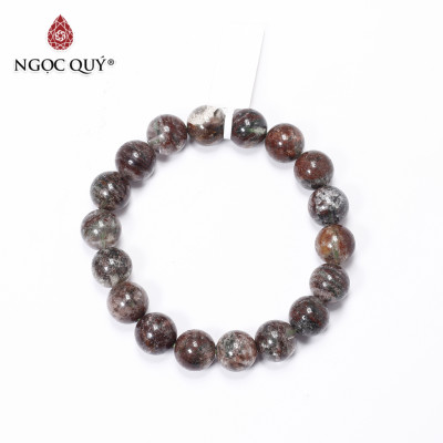  Vòng tay trơn đá thạch anh ưu linh đá sắc size hạt 11mm - Ngọc Quý Gemstones