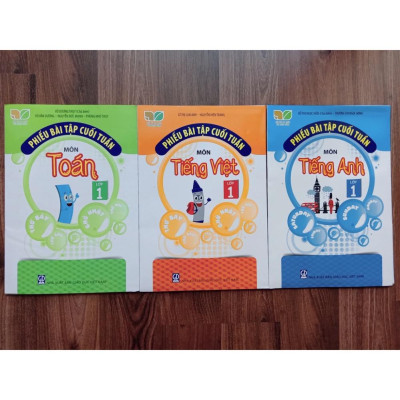Sách Phiếu Bài Tập Cuối Tuần Môn Toán Lớp 1