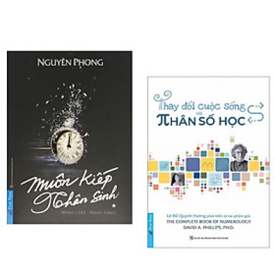 Combo 2 Cuốn: Muôn Kiếp Nhân Sinh 1 +Thay đổi cuộc sống với Nhân số học