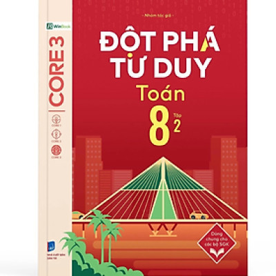 Sách - Đột Phá Tư Duy Toán 8 Tập 2 - Nhiều tác giả - NXB Dân Trí - WinBooks