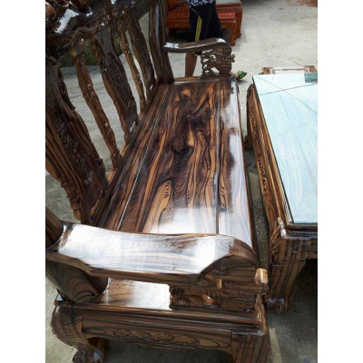 BỘ BÀN GHẾ GỖ TRÀM TAY 10 PHUN VÂN 6 MÓN KIỂM HÀNG TRƯỚC KHI THANH TOÁN