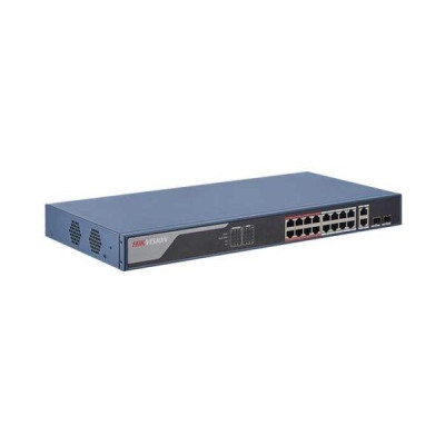 Bộ chia Switch PoE 16 cổng HIKVISION DS-3E1318P-EI - Hàng chính hãng