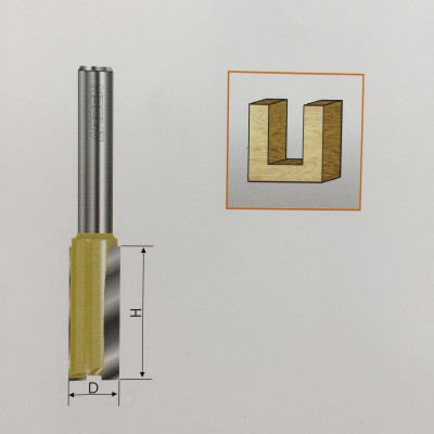 Mũi phay, mũi soi, mũi cắt cạnh thẳng 1/4"x9.0mm ARDEN (1 mũi)