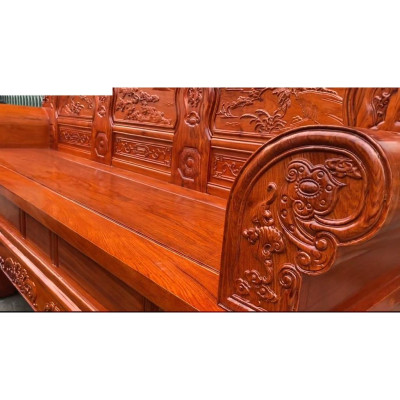 Bàn Ghế Khổng Minh Gia Cát Lượng Gỗ Hương Đá