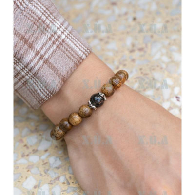 Vòng Tay Trầm Tốc Đính Charm Đen[CAM KẾT TRẦM THẬT] Cầu An Lành || May Mắn