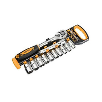 Bộ Đầu Típ Tự Động 12 Món Tolsen 15152 (1/2") - Bạc