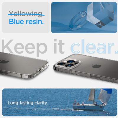 Ốp Lưng dành cho iPhone 14/14 Plus/14 Pro/14 Pro Max SPIGEN Liquid Crystal Clear - Hàng Chính Hãng