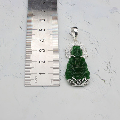 Mặt Dây Chuyền Nam Nữ Bạc Hiểu Minh MDN041 PHẬT BÀ