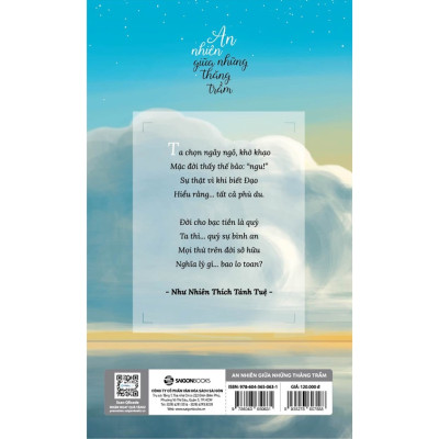 SÁCH - An nhiên giữa những thăng trầm (Tái bản) - Tác giả Như Nhiên Thích Tánh Tuệ - Mvn Books