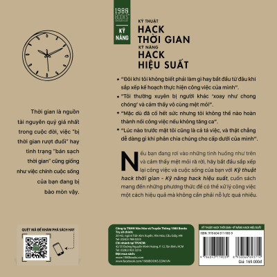 Sách - Kỹ thuật hack thời gian - Kỹ năng hack hiệu suất - Kosuke HaDa (TTR Next Generation)